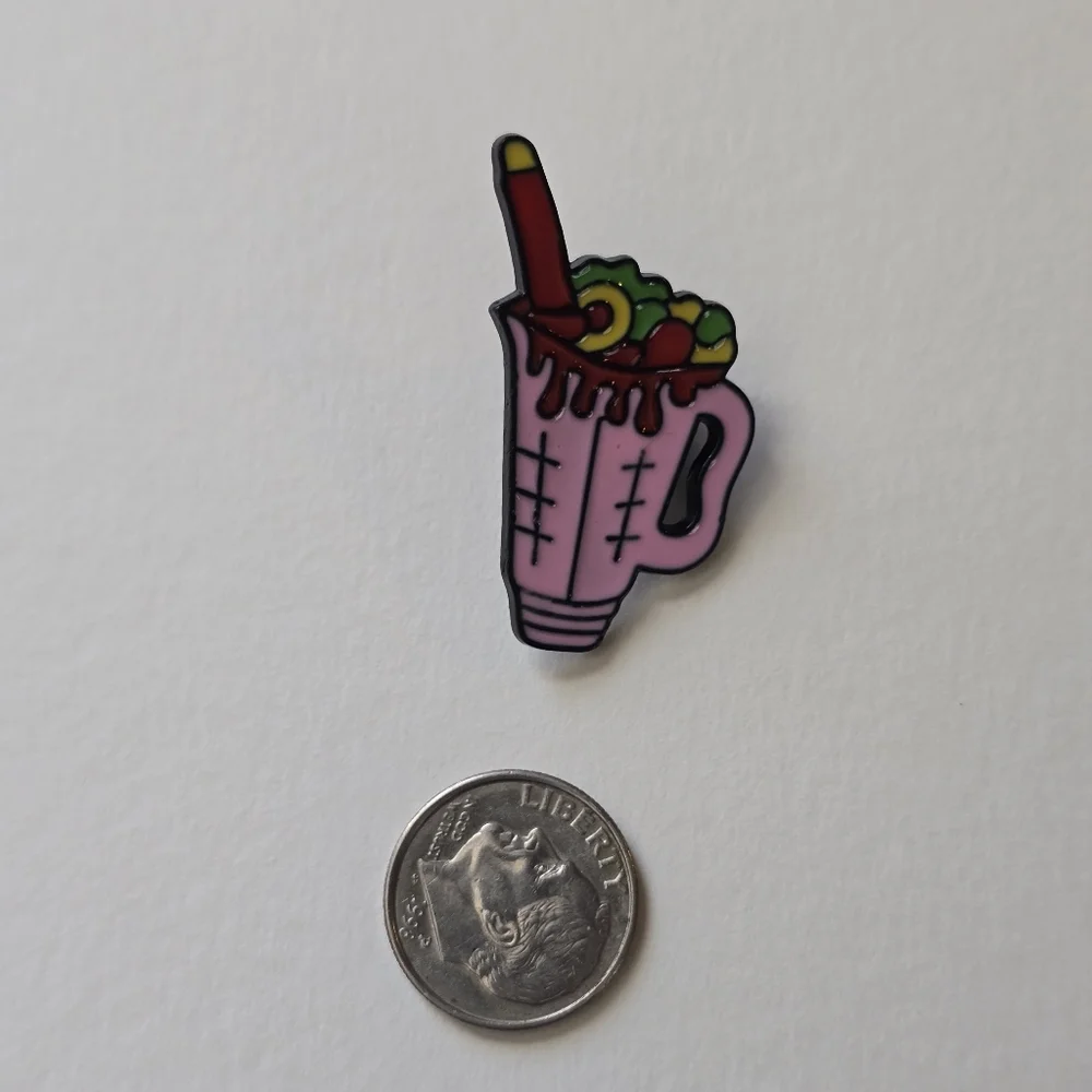 Colorful Blender Enamel Pin